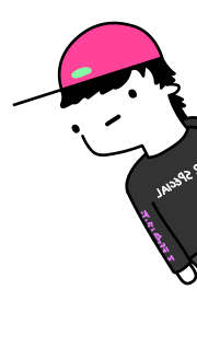 animated, pink, Indian woman floating on a purple pillow with brown hair and an orange attire